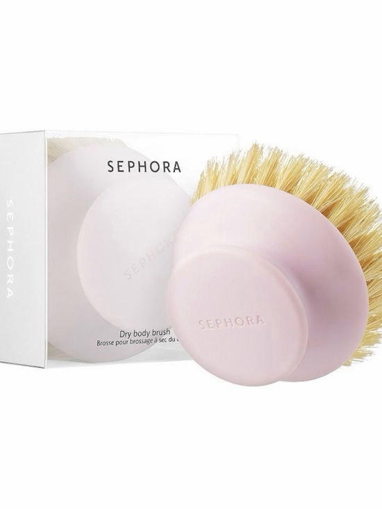 Sephora Other - Sephora Pink Dry Body Brush with Wooden Handle